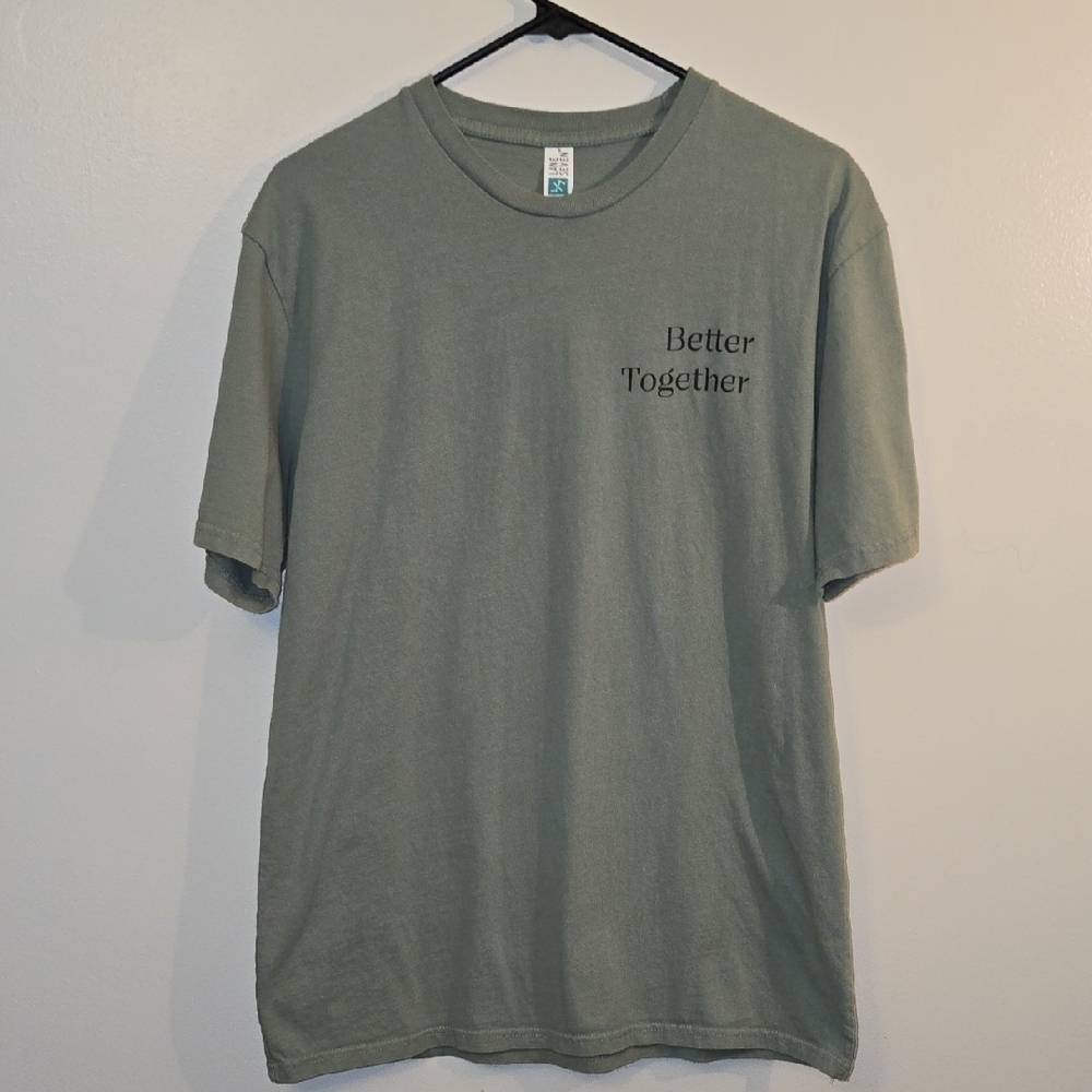 Men's Olive Graphic Tee - Better Together Skymint Cannabis LOT I